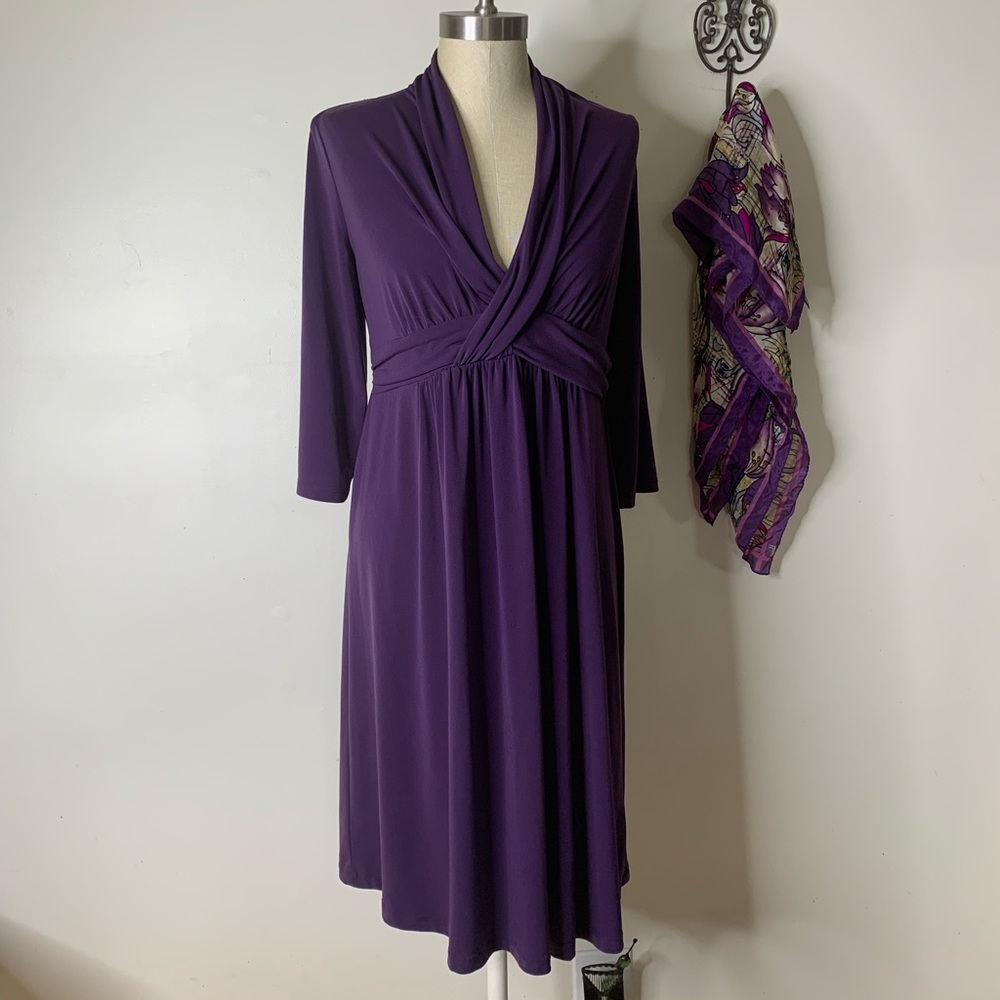 Motherhood Comfortable 3/4 Sleeve Dress Sz M
